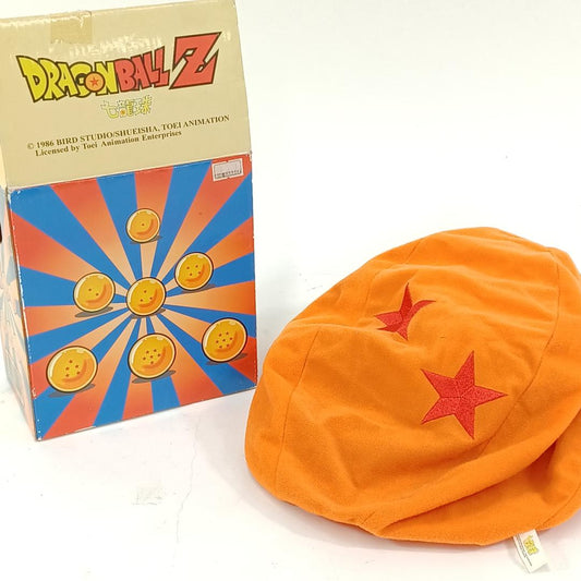 Used Rare Vintage Dragon Ball Z 2 Star Ball Inflatable With Cotton Fabric Cover 1990s Chinese Edition Er Xing Qiu Anime Collectible 20cm