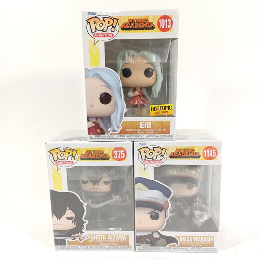 Used My Hero Academia Funko Pop Animation Set of 3 Assorted Hero Vinyl Figures Bundle Collection for Anime Fans and Manga Collectors