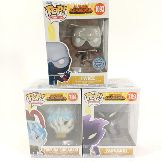 Used My Hero Academia Funko Pop Animation Set of 3 Vinyl Figures Assorted Hero Collection Bundle For Anime Fans and Manga Collectors