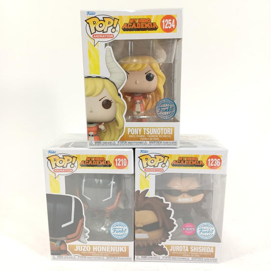Used My Hero Academia Funko Pop Animation Set of 3 Vinyl Figures Collectible Anime Manga Series Hero Bundle for Fans and Collectors