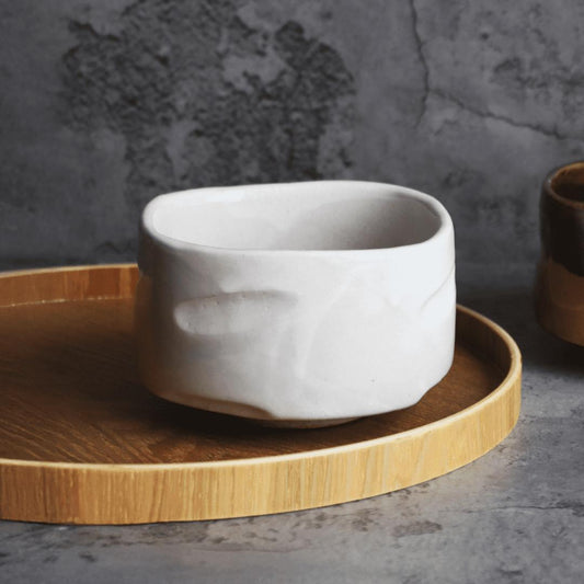 Japanese Kohiki Pottery Matcha Bowl Chawan 600cc Large Ceramic Tea Bowl with Wood Box & Dishwasher Safe