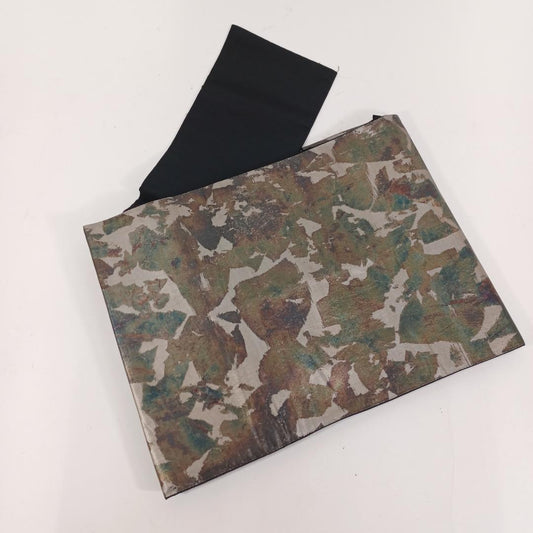 Used Vintage Japanese Nagoya Obi Silk Kimono Sash Glossy [Color] with Black Reverse Side Traditional Woven Textile for Home Decor or Wear