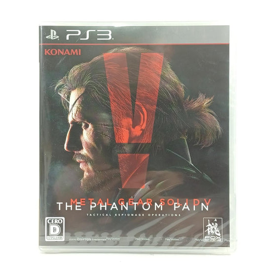 Unused Metal Gear Solid V The Phantom Pain Sony PlayStation 3 PS3 Japan Factory Sealed JDM Konami Kojima Productions MGSV Brand New Game