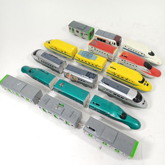 Used Bulk Lot of Japanese N Scale Trains Mixed Set for Restoration Parts KATO TOMIX and Others Junk Condition Model Railroad Collection