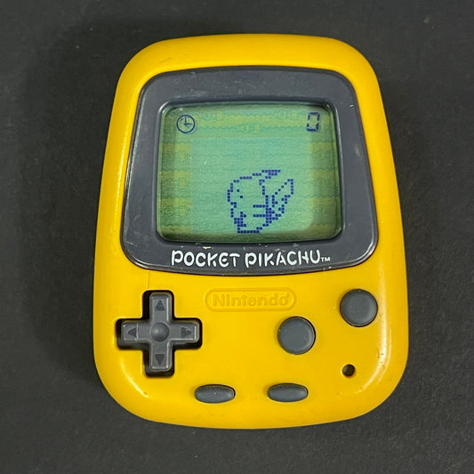 Used Nintendo Pocket Pikachu 1998 – Vintage Japanese Digital Pet Pedometer Game – Cleaned & Working – Tamagotchi Era - New battery