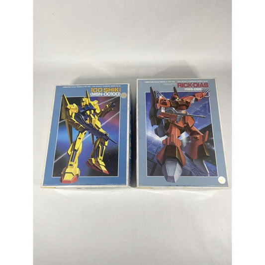 Vintage Zeta Gundam & Hyaku Shiki Model Kit Set 1/144 Bandai 1995 Unbuilt