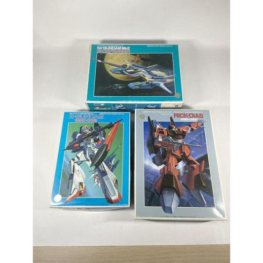 Vintage Z Gundam Model Kit Set 1/144 Scale Unbuilt Bandai Gunpla Collection
