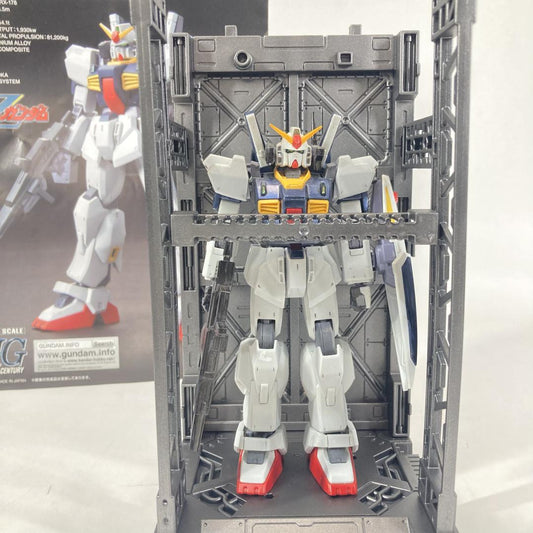 Z Gundam RX-178 Mk-II aeug Pre-Built HG 1/144 Display Model with Gundam Dock