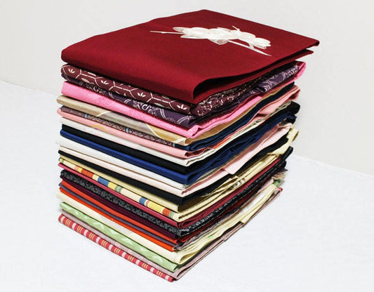 Japanese Kimono Obi Set – 15 Pre-Owned Women's Belts – Vintage-Inspired Traditional Styles – Random Assortment – Sample Photos –Japan Import