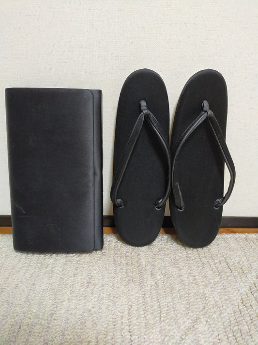 CLEARLANCE! Kimono Zori and handbag set, Japanese traditional sandals and handbag set for kimono