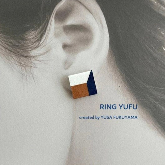 Quilling Jewelry Earrings Japanese Paper Washi by RING YUFU