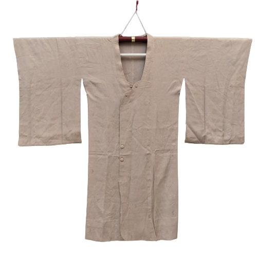 Used Women Silk Haori (Kimono Coat), Japanese vintage traditional kimono coat