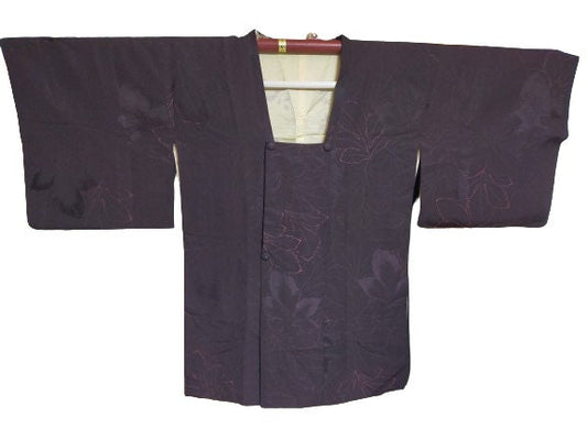 Used HAORI141 Women Silk Haori (Kimono Coat), Japanese vintage traditional kimono coat