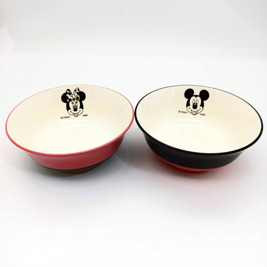 Kano Donburi Don Owan Rice Bowl Disney Mickey Minnie Tableware Made in Japan for Gift Birthday Thanksgiving Wedding| Forgot Souvenir