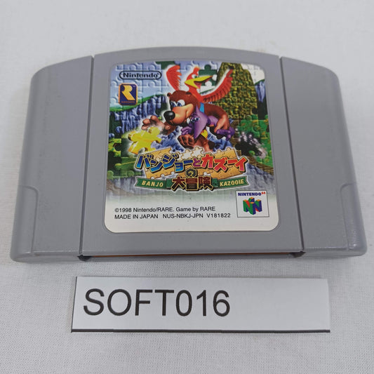 Used NINTENDO 64 N64 Banjo & Kazooie Japan Import NTSC-J 1998 Tested