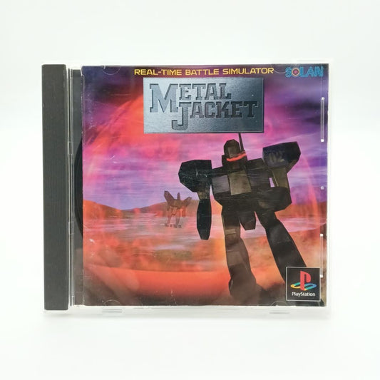 Used Sony Playstation PS1  Metal Jacket cib 1995 Battle Japan Import NTSC-J Tested