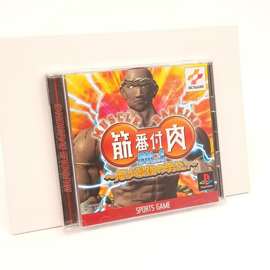 Used Sony Playstation PS1 Kinnikubanzuke Vol.1 CIB 1999 Japan Import NTSC-J Tested