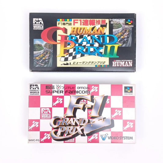 Used Nintendo Super Famicom SFC Human Grand Prix II F1 Grand Prix Japan NTSC-J Tested