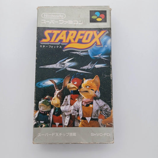 Used Nintendo Sper Famicom SFC Star Fox Complete CIB Japan Import NTSC-J Tested