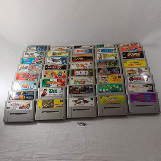 Used NINTENDO Super Famicom SFC Lot of 40 All Unpopular Games NTSC-J Tested
