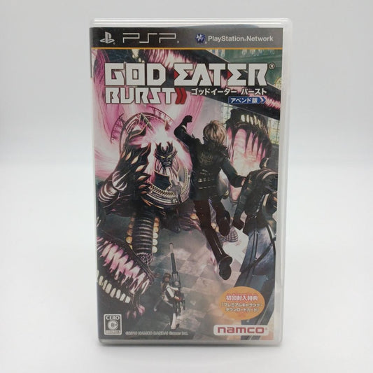 Used Sony PSP God Eater Burst GEB cib 2010 battle Japan Import NTSC-J Tested