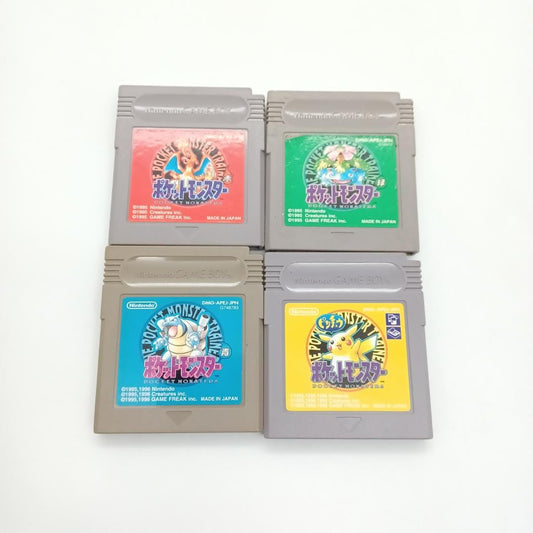 Used Nintendo Gameboy GB Pokémon Red Green Blue Yellow Japanese Region-Free Tested