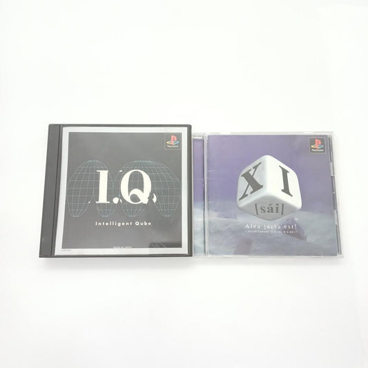 Used Sony Playstation PS1 I.Q Intelligent Qube XI sai Japan Import NTSC-J Tested