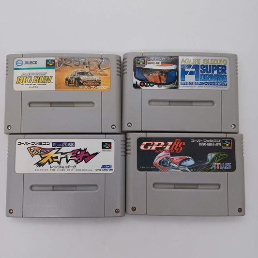 Used NINTENDO Super Famicom SFC All Racing Games F-1 GP-1 ntsc-j Japan Import Tested