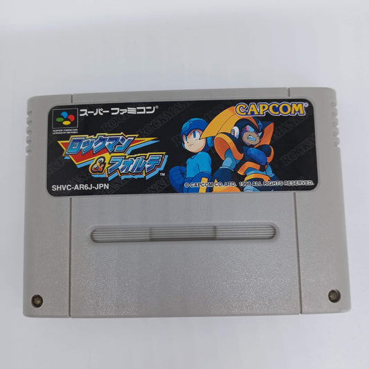 Used Nintendo Super Famicom SFC Rockman & Forte Megaman Japan import 1994 Tested