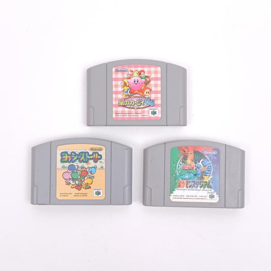 Used Nintendo 64 N64 Kirby 64 The Crystal Shards Yoshi's Story Pokémon Stadium NTSC-J