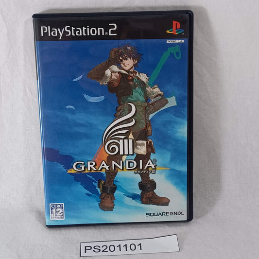 Used SONY PlayStation 2 PS2 Grandia III Complete cib Japan Import NTSC-J 2004 Tested