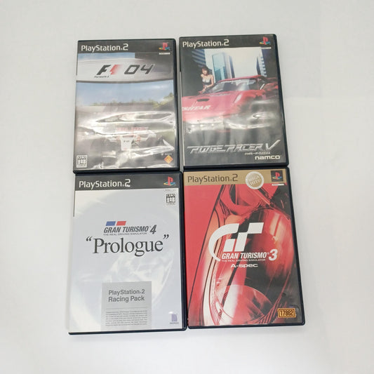 Used Sony Playstation 2 PS2 All Racing Games 4 pcs GT3 GT4 etc Japanese NTSC-J Tested
