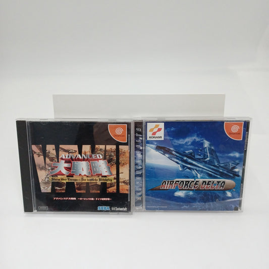 Used SEGA Dreamcast DC War Simulation Games KONAMI Lot of 2 Japan ntsc-j Tested