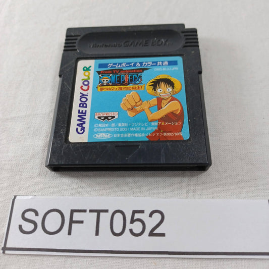 Used Nintendo GBC One Piece Yume no Luffy Kaizokudan Tanjo! Japan Tested
