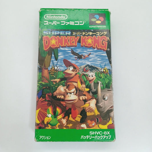 Used NINTENDO Super Famicom SFC Super Donkey Kong Complete Japan Import NTSC-J Tested