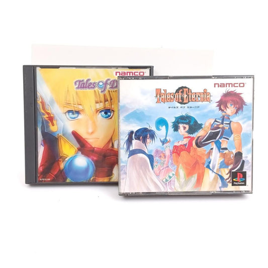 Used Sony Playstation PS1 Tales of Destiny II Lot of 2 Japan Import NTSC-J Tested