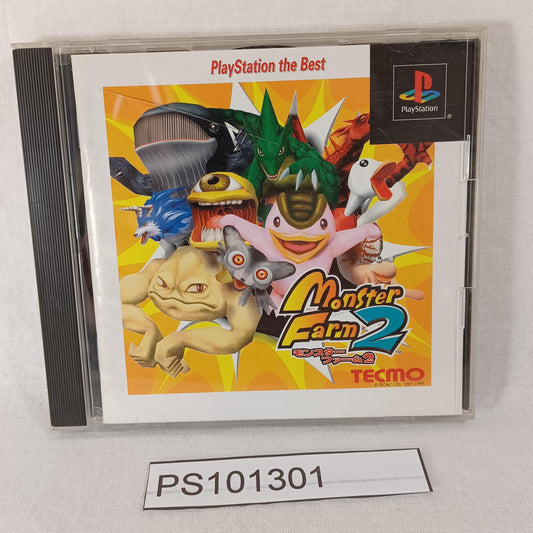 Used SONY PlayStation PS1 Monster Farm 2 Complete CIB Japan import NTSC-J Tested