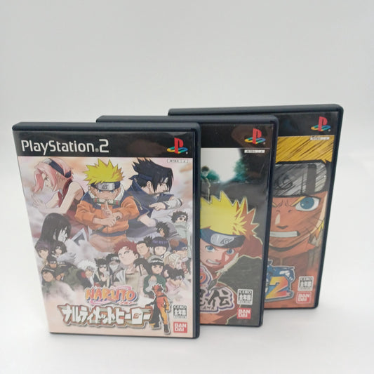 Used Sony Playstation 2 PS2 NARUTO Naltimate Hero 2 etc Japan Import NTSC-J Tested