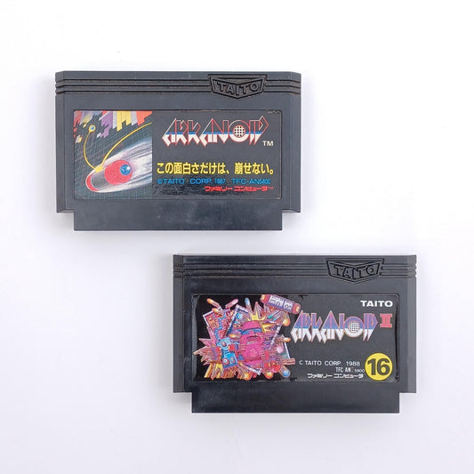 Used Nintendo Famicom FC Lot of 2 ARKANOID II Japan Import Ntsc-J Tested