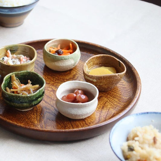 Made in Japan Awasaka porcelain Keisyoyama-Kiln Sake Cup 5 pcs Wooden Gift Box for Gift Birthday Thanksgiving Wedding| Forgot Souvenir