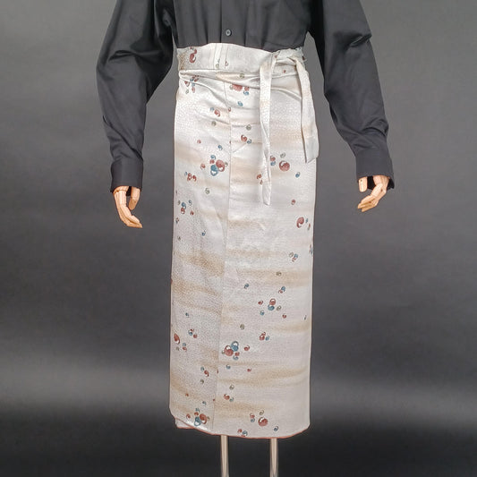 Vintage Japanese Silk Skirt – Handmade in Japan – Upcycled from Kimonos – One of a Kind Prototype – Sustainable Fashion