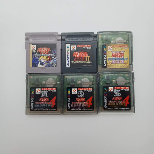 Used Nintendo Gameboy Color GB GBC Lot of 6 Yu-gi-oh! 1 2 3 4 Yugi Joey Wheeler Seto Kaiba Japan Region Free