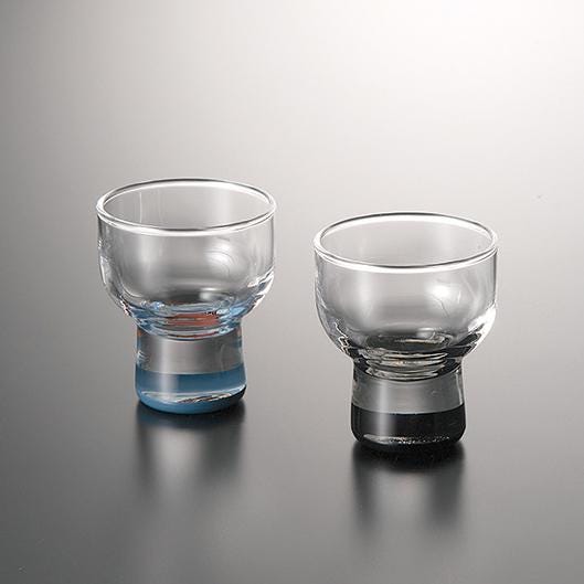 Made in Japan Nakanishi Glass Art Soda Glass Sakazuki Japan Hokusai Pair Set For Gift Birthday Thanksgiving Wedding| Forgot Souvenir