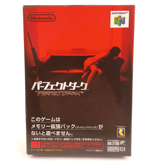 Used MINT Nintendo 64 N64 Perfect Dark CIB Japan Import NTSC-J 2000 Tested