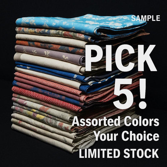 Pick 5! Japanese Haori Set – Pre-Owned Women's Kimono Jackets – Vintage-Inspired Styles – Choose from Listing – Japan Import – Sample Photos