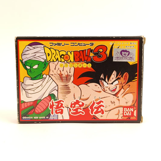 Used Dragon Ball 3 Gokuden Famicom Game Complete in Box Japan Anime Retro FC RPG Collector's Tested Vintage Classic