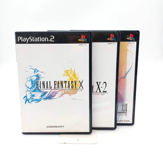 Rank-B Used SONY PlayStation 2 PS2 cib Final Fantasy X X-2 XII FF10 FF10-2 FF12 NTSC-J Tested