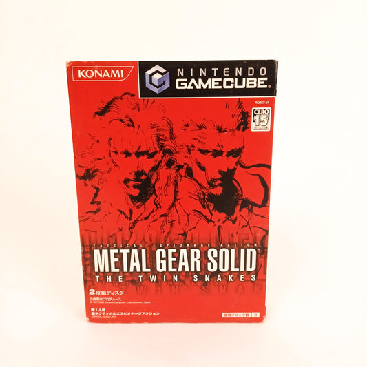 Used Metal Gear Solid The Twin Snakes – Nintendo GameCube Japan Import – CERO 15+ – Tactical Espionage Action – 2 Disc Set & Boxed