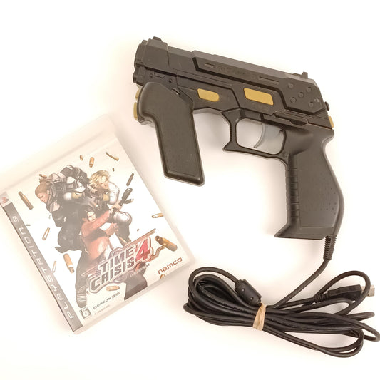 Used Namco GunCon 3 and Time Crisis 4 Set for PS3 - Tested and Working G-Con 3 Light Gun Controller and Game