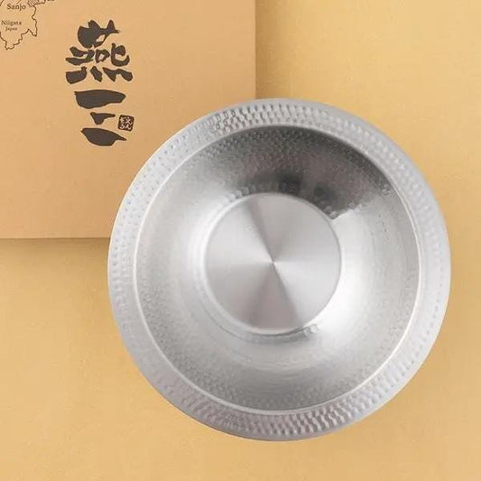 Japanese Tsubame-Sanjo IH Compatible Stainless Steel Pot - Hammered Design, High Quality Cookware Made in Japan| Forgot Souvenir
